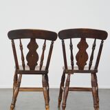 2 chaises de salle à manger, milieu du 19e siècle