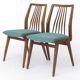 Ensemble de 4 chaises de salle à manger Casala, Allemagne années 1960, chaises en hêtre de style mid-century.