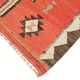 Turkish Handwoven Vintage Herki Kilim 88 cm x 277 cm