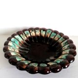 Vallauris style ceramic godron cup