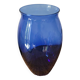 Large cobalt blue glass vase
