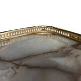 Brass Regency style serving table