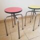 Lot de deux tabourets formica