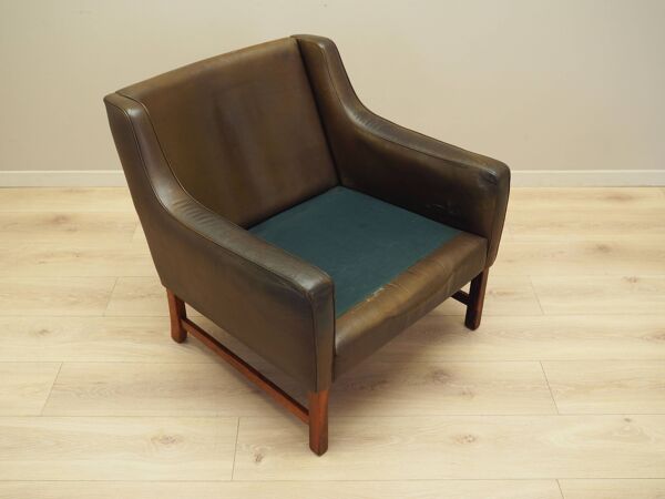 Fauteuil en palissandre, design scandinave, années 1960, designer : Fredrik Kayser, production : Vatne Møbler