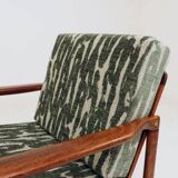 Vintage Armchair Green Cushions Classic Design