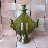 Tamegroute pottery candle holder