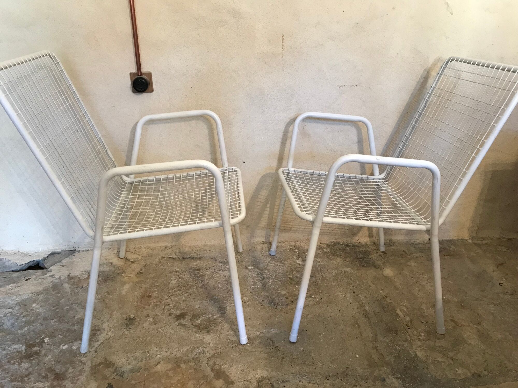 Pair of vintage armchair EMU RIO 1960-1980's
