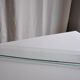 Vintage bathroom shelf chrome metal and glass