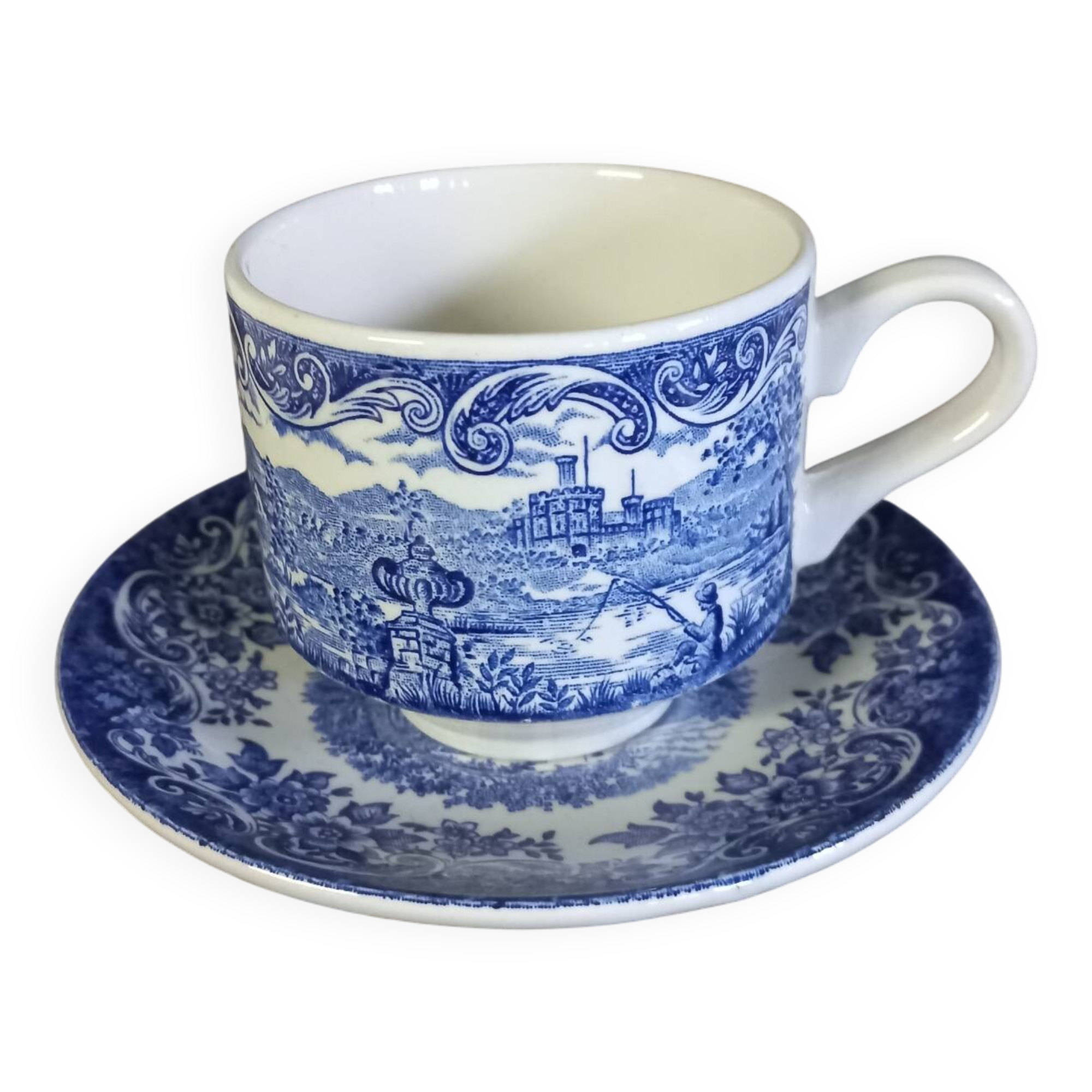 Broadhurst Staffordshire cup and saucer