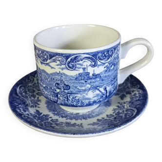 Broadhurst Staffordshire cup and saucer