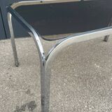 Space age coffee table in smoked glass
