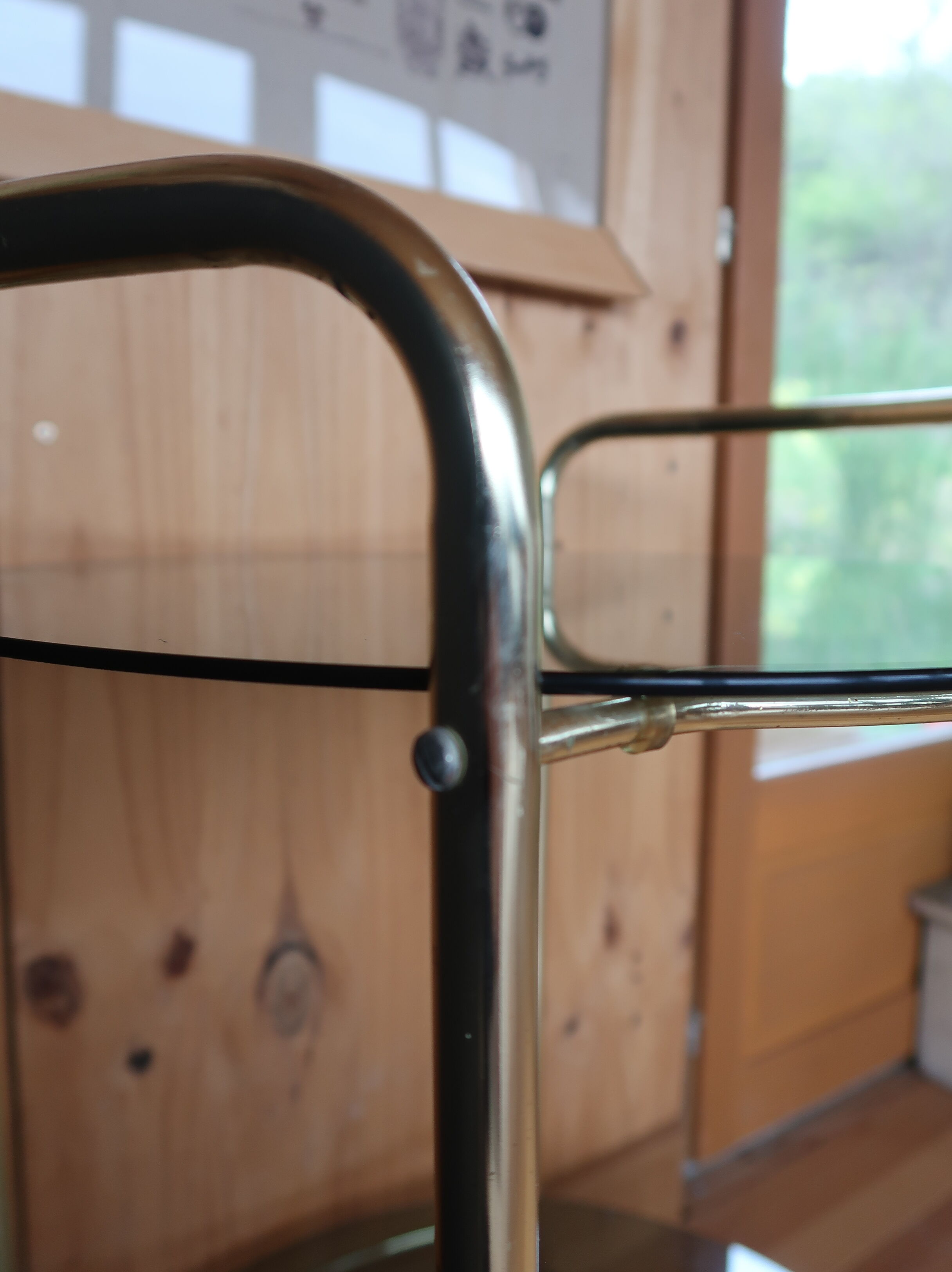 Roller side table