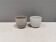 Two handmade ceramic mugs by Vibeke Fischer (VF) from the 1990s.