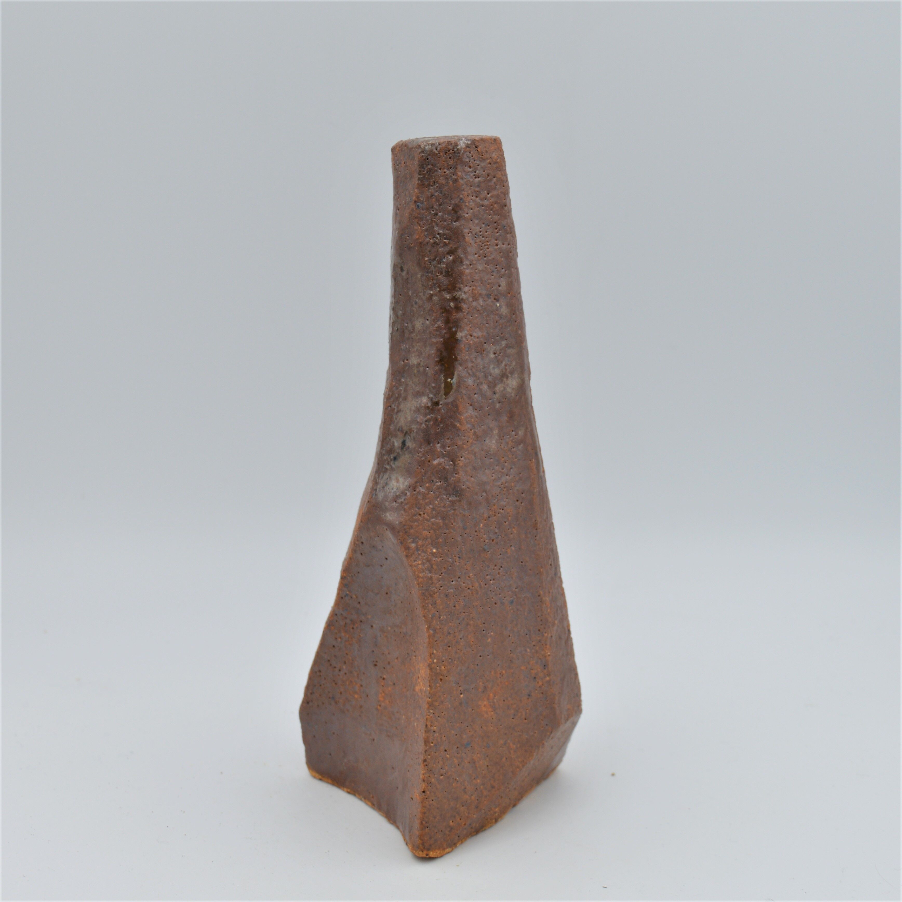 Sculptural sandstone vase