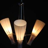 1970s Glass Chandelier , Czechoslovakia