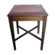 Antique oak theatre stool