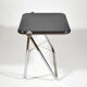 Bureau pliant Platone noir par Giancarlo Piretti pour Anonima Castelli, 1970