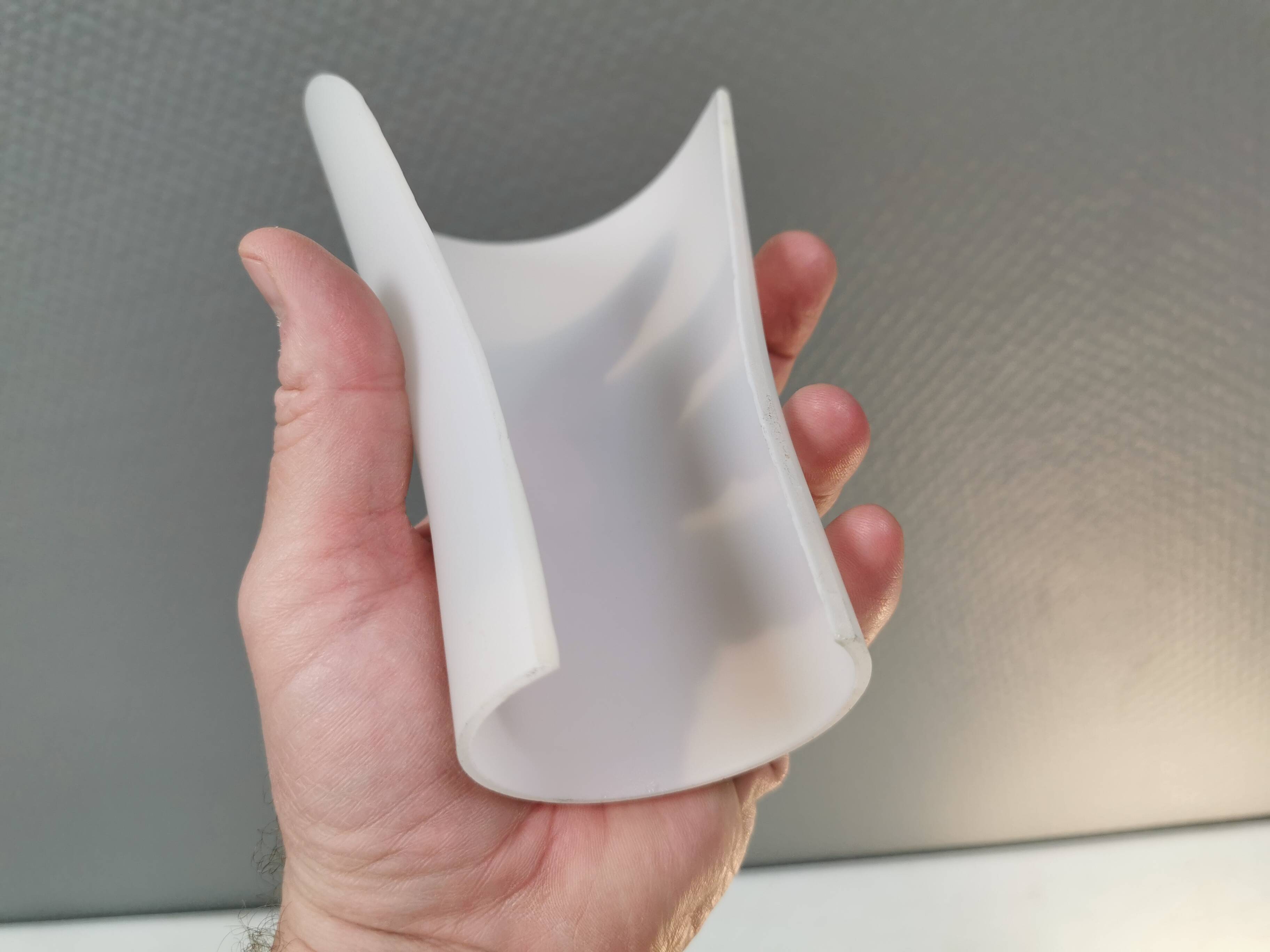 A set of retro wall lamps with white opal glass shades, Denmark 1950s