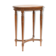 Oval oak pedestal table