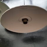 Enameled sheet metal pendant lights