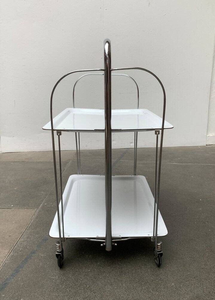 Vintage Folding Service Trolley by Raquer, 1970s
