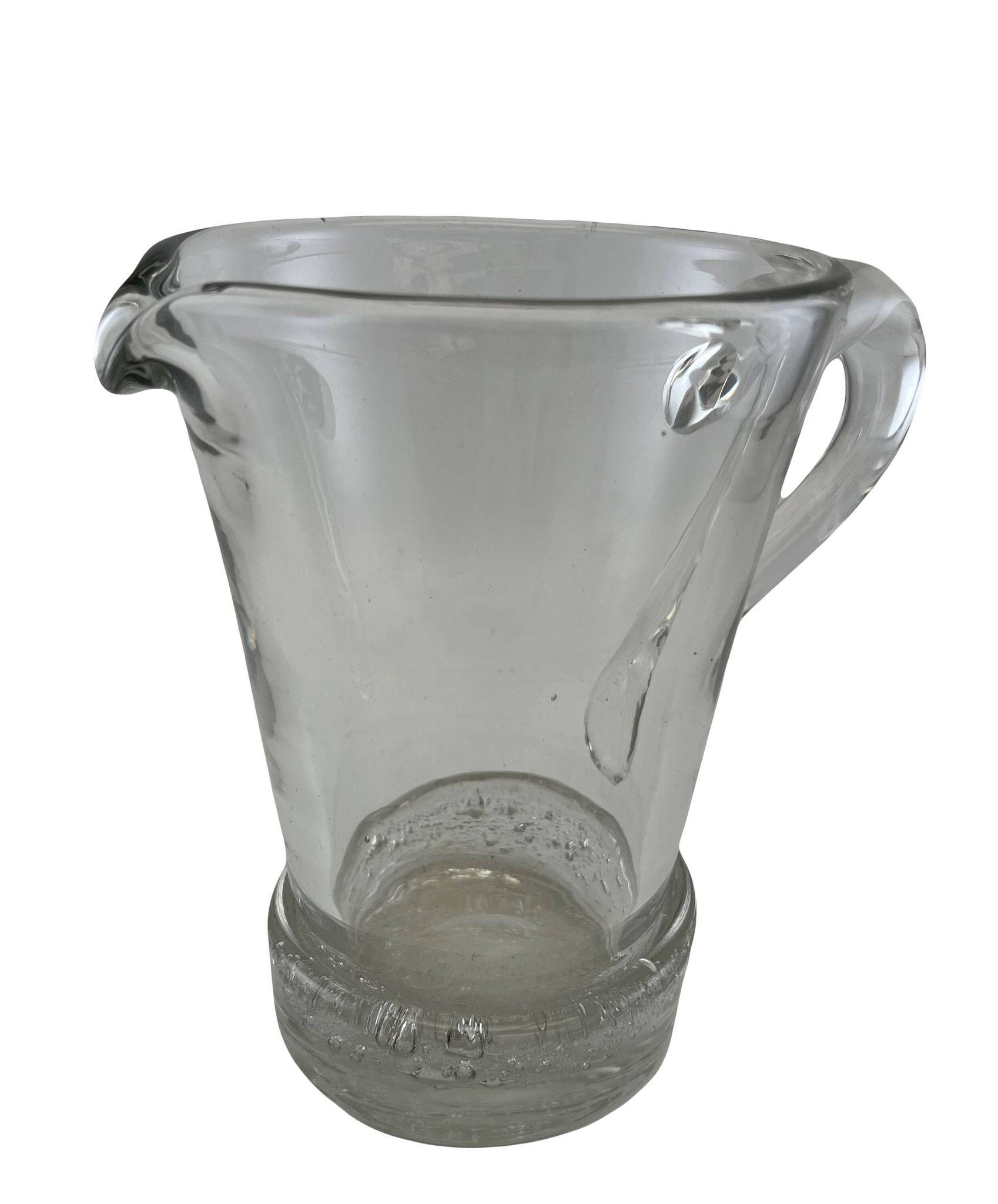 Grand pichet en verre stylisé