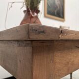 Old walnut bistro table