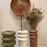 Brown pio vase