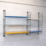 Vintage Tomado wall shelf by A. Dekker 1960s