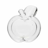 Art Vannes Vintage Crystal Apple Ashtray Trinket Dish Sauce Dish Decorative