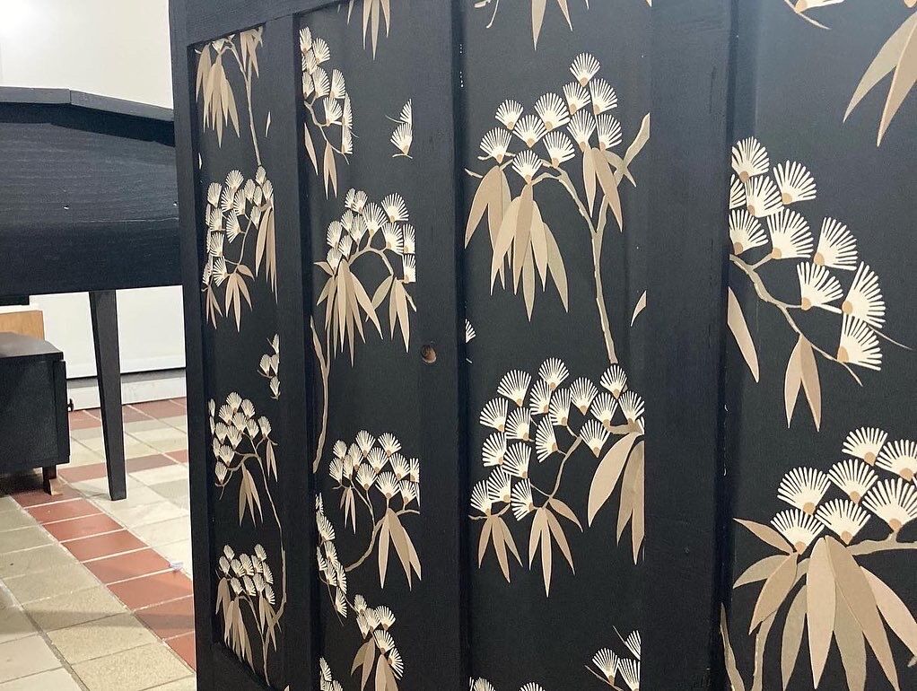 Black art deco sideboard