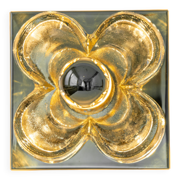 Glass Wall Sconce by Sische, Germany, 1970s