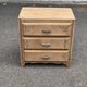 Petite commode art déco rénovée en chêne brut 1950