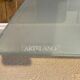 Console model "Atlantique" in metal and glass Pascal Mourgue edition Artelano