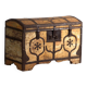 Antique iron-bound pine chest – Central Europe, circa 1870