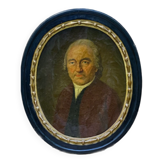 Portrait d’un gentilhomme en redingote XVIIIème
