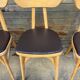 (Lot) 5 chaises modèle Banane estampillées Lutherma (Restaurées)