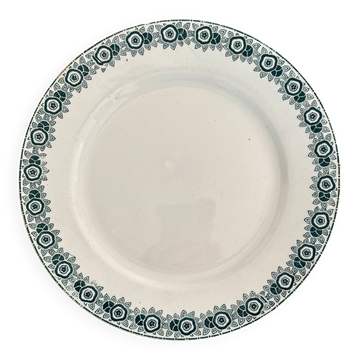 Compotier - footed plate in ironstone model Iberia from Saint Amand