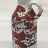 Marei Keramik West Germany pitcher vase model 6302 dripping decor
