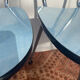 Chaises de cuisine années 60 , Formica et chrome