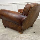 1950 leather club armchair