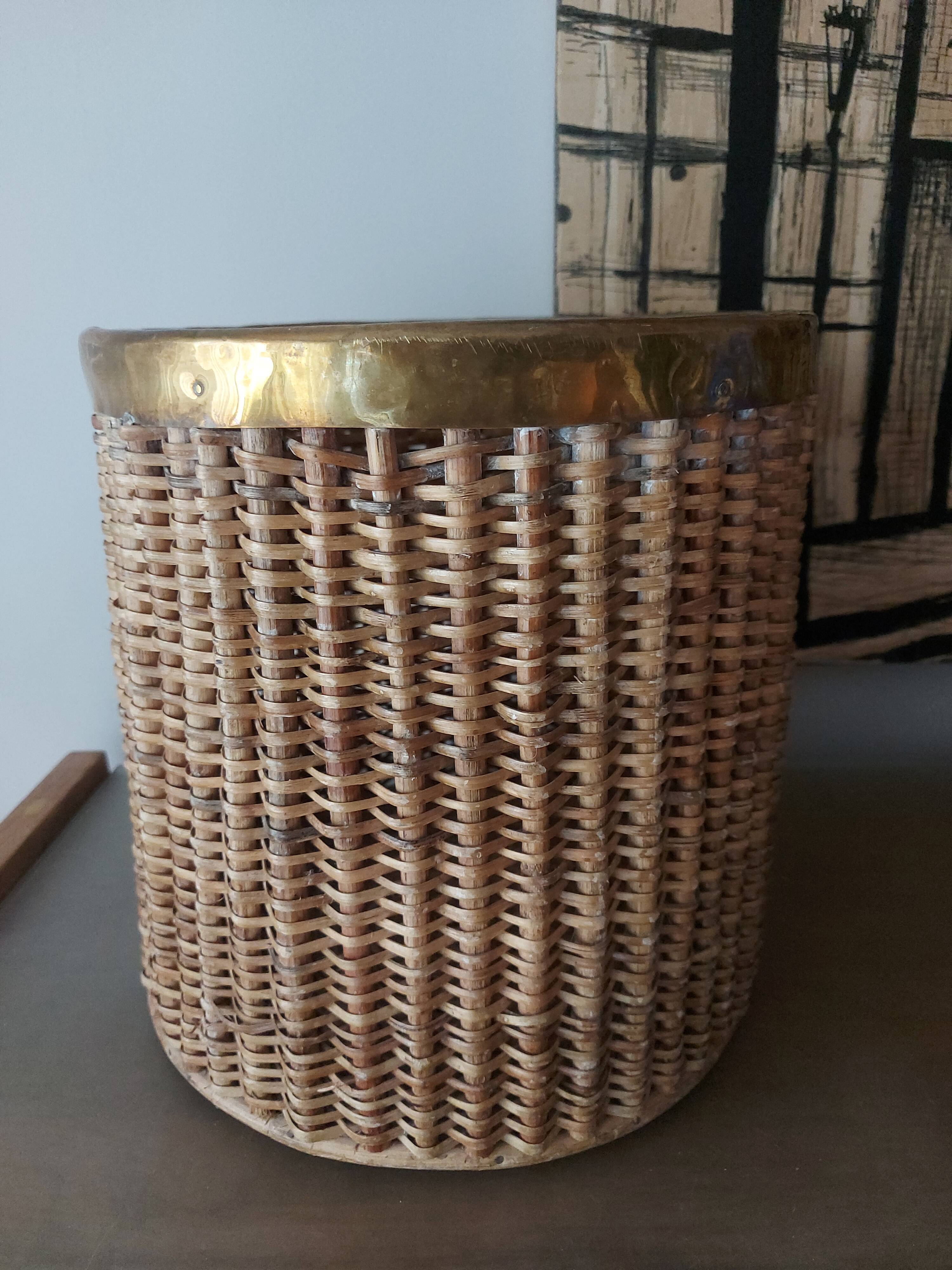 Vintage wastepaper basket