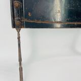 Firescreen or screen painted metal viennese secession around 1900