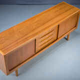 Mid-Century Danish Teak Sideboard from H.P. Hanssen, 1960s