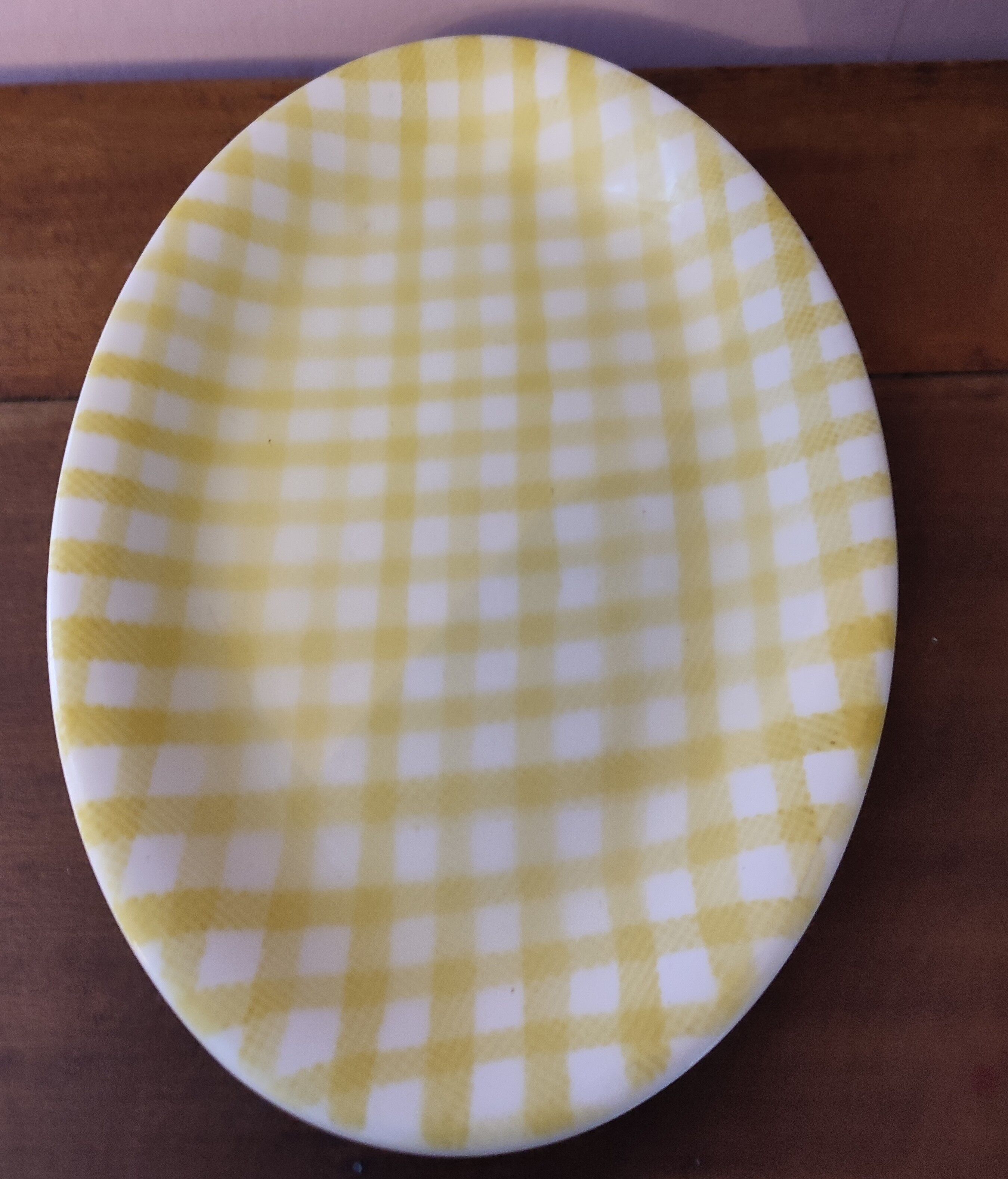 Oval ceramic dish Salins