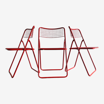 3 chaises Ted Net par Niels Gammelgaard pour IKEA