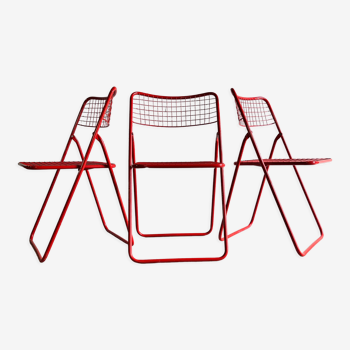 3 Ted Net chairs by Niels Gammelgaard for IKEA