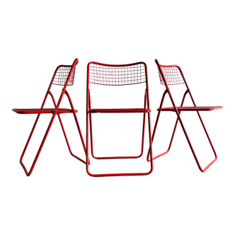 3 Ted Net chairs by Niels Gammelgaard for IKEA