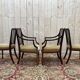 Paire de fauteuils et paire de chaises anglaises