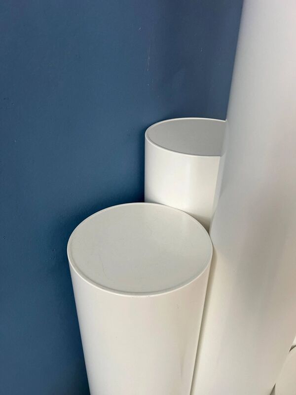 Lampadaire blanc « Close Encounter » et porte-plantes par Kerst Koopman